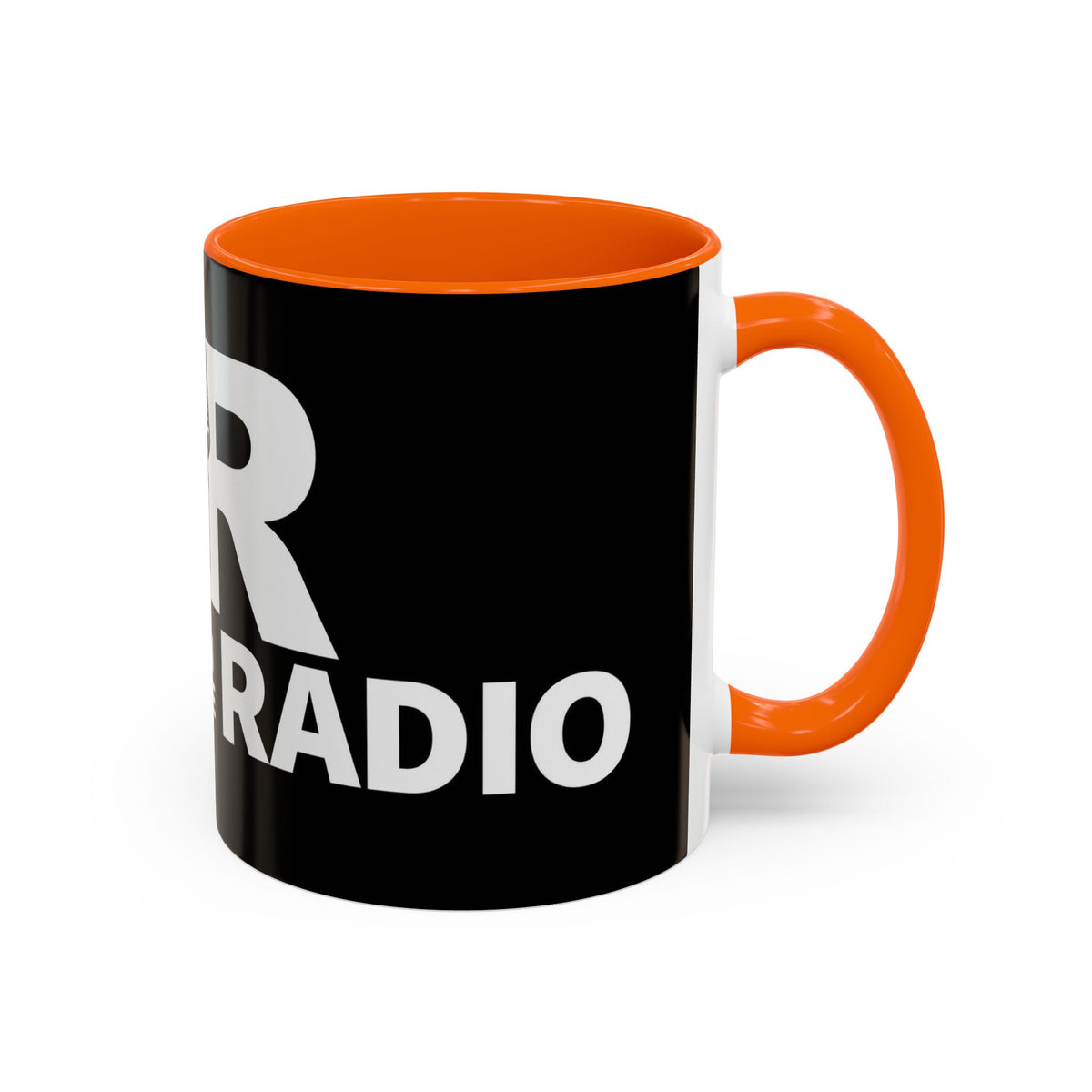 Accent Coffee Mug — 'Reese on the Radio' Retro Microphone Logo