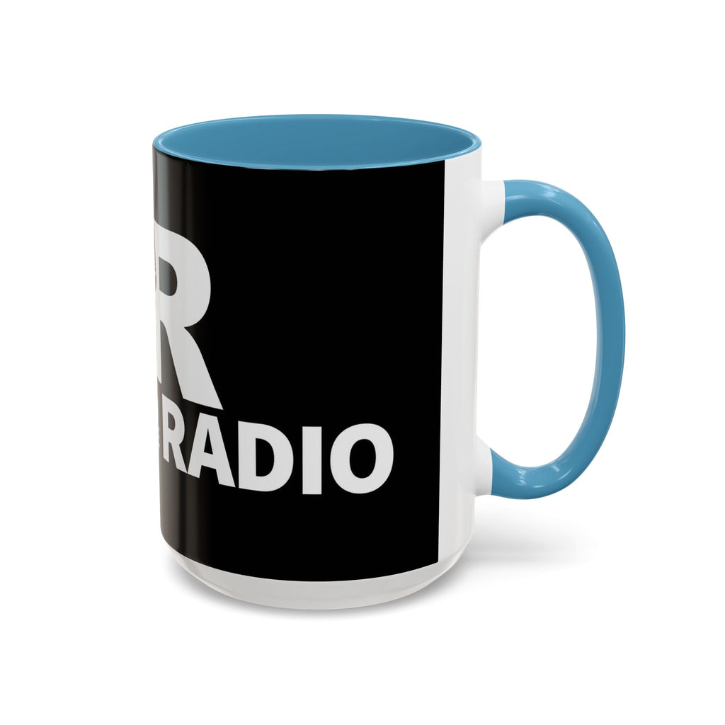 Accent Coffee Mug — 'Reese on the Radio' Retro Microphone Logo