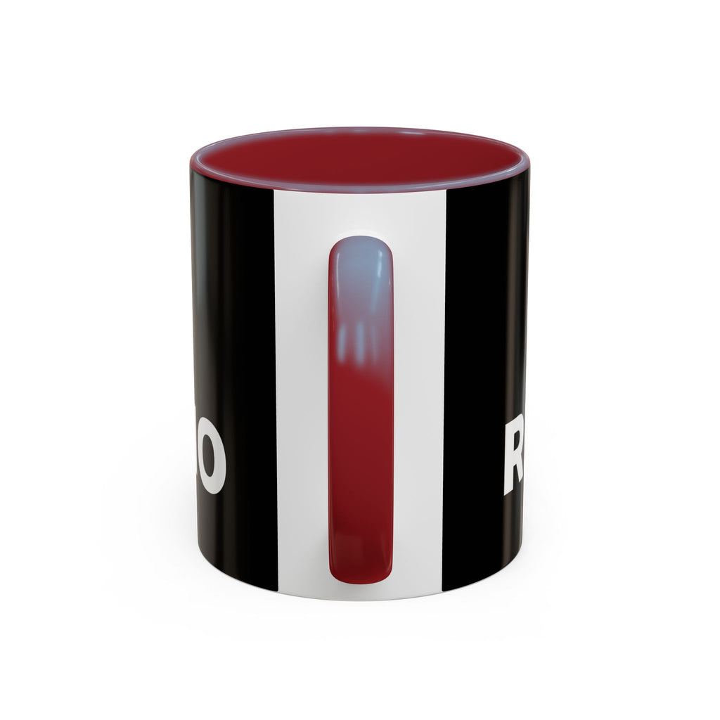 Accent Coffee Mug — 'Reese on the Radio' Retro Microphone Logo
