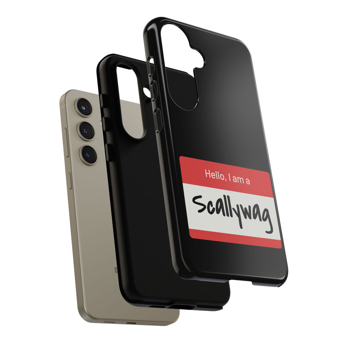 Scallywag Nametag Phone Case