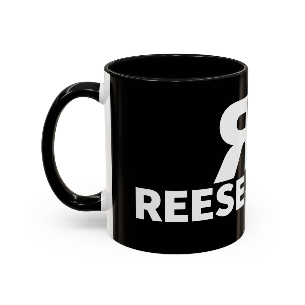 Accent Coffee Mug — 'Reese on the Radio' Retro Microphone Logo