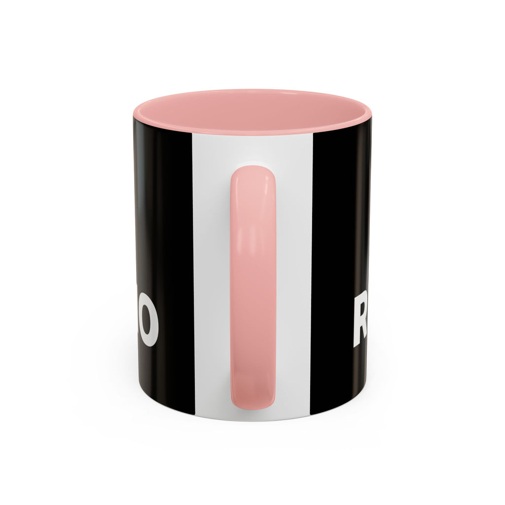 Accent Coffee Mug — 'Reese on the Radio' Retro Microphone Logo