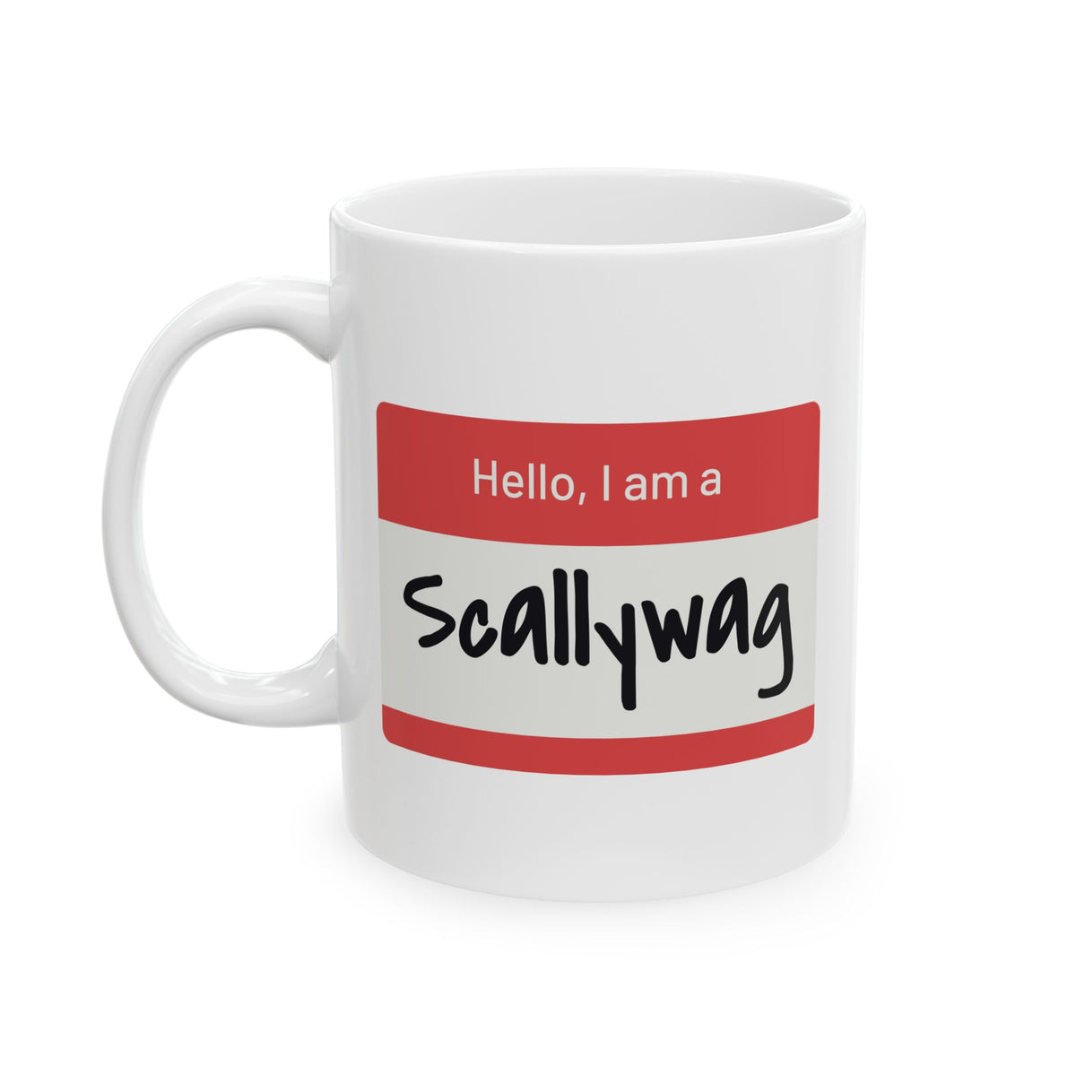 Scallywag Nametag Mug