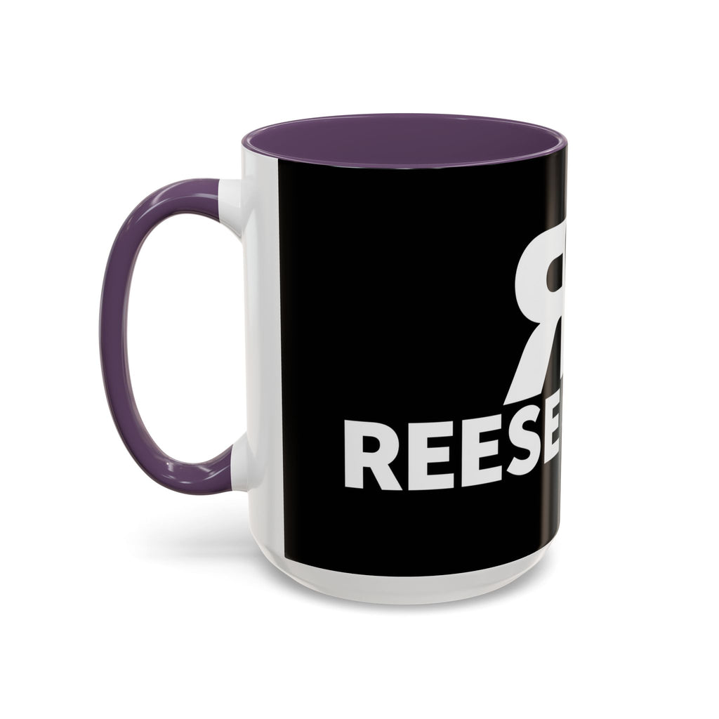 Accent Coffee Mug — 'Reese on the Radio' Retro Microphone Logo