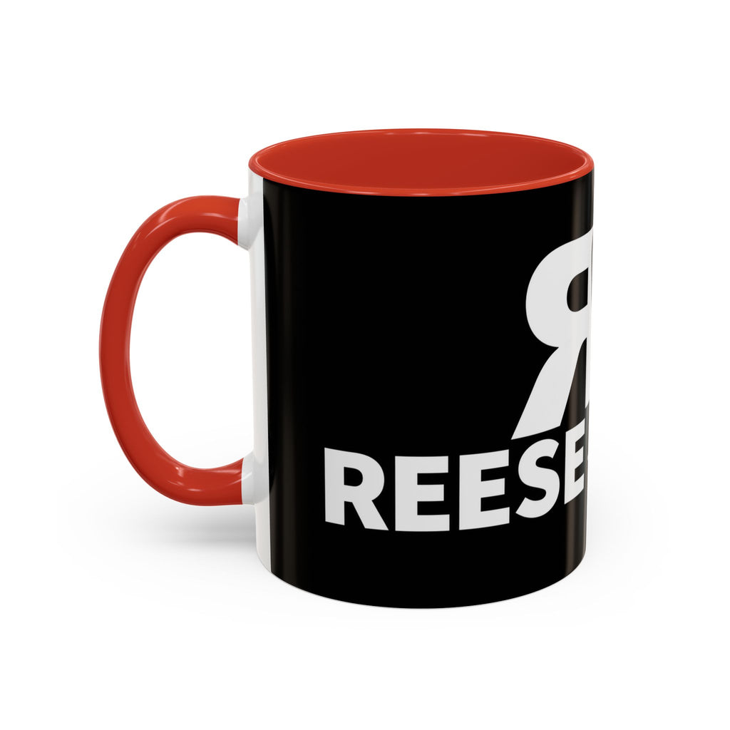 Accent Coffee Mug — 'Reese on the Radio' Retro Microphone Logo