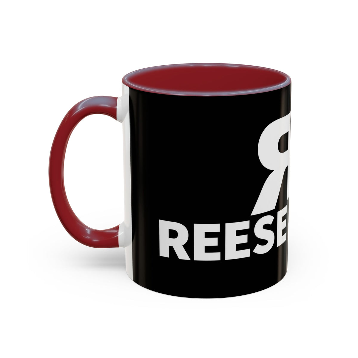 Accent Coffee Mug — 'Reese on the Radio' Retro Microphone Logo