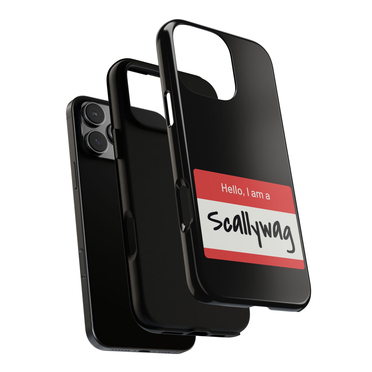 Scallywag Nametag Phone Case