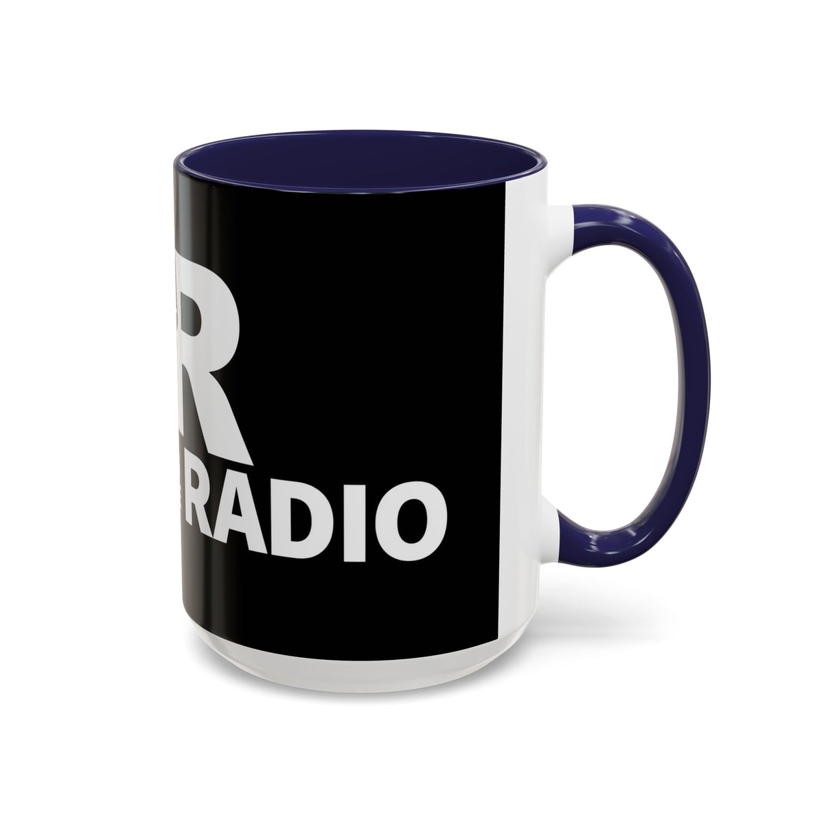 Accent Coffee Mug — 'Reese on the Radio' Retro Microphone Logo