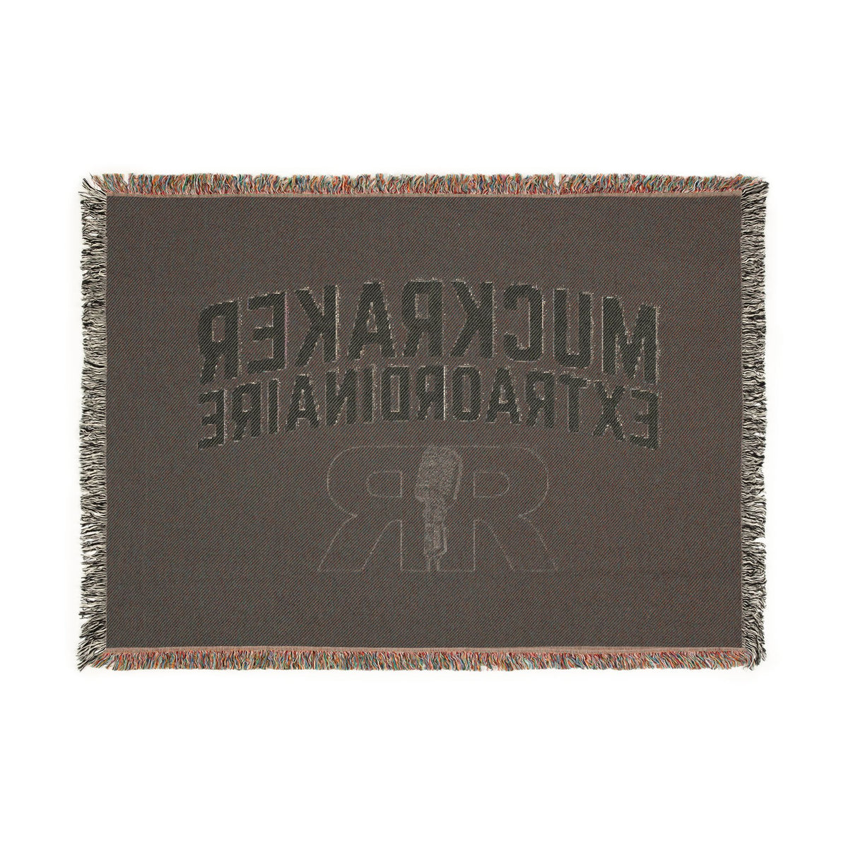Muckraker Extraordinaire Woven Blanket