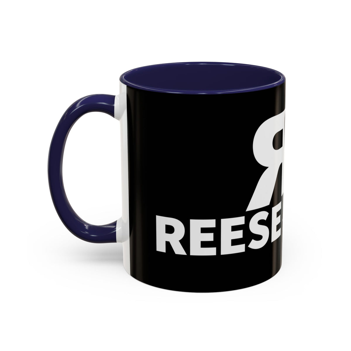 Accent Coffee Mug — 'Reese on the Radio' Retro Microphone Logo