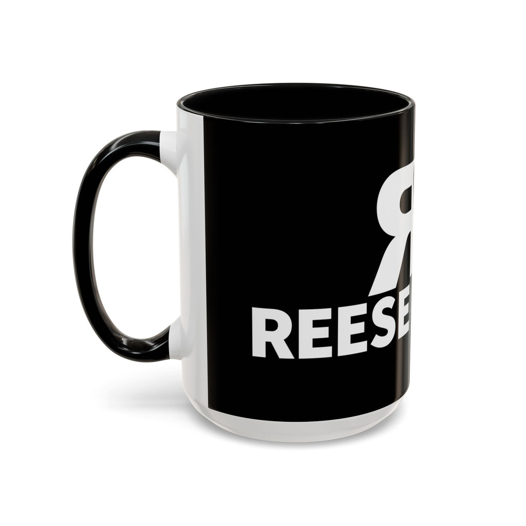 Accent Coffee Mug — 'Reese on the Radio' Retro Microphone Logo
