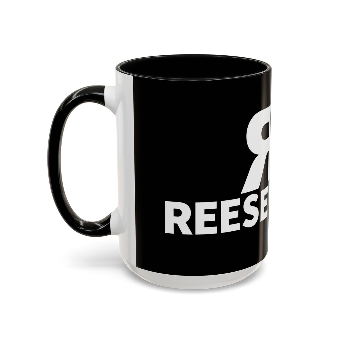 Accent Coffee Mug — 'Reese on the Radio' Retro Microphone Logo