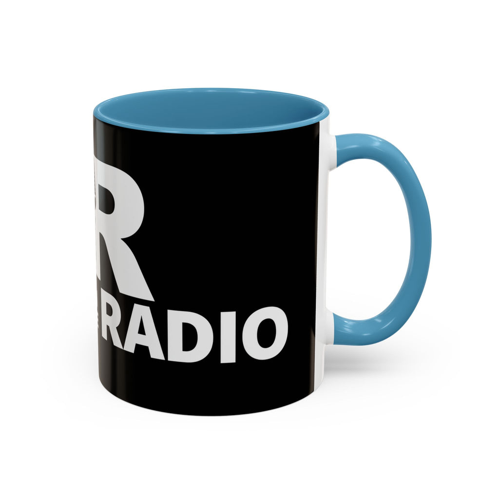 Accent Coffee Mug — 'Reese on the Radio' Retro Microphone Logo