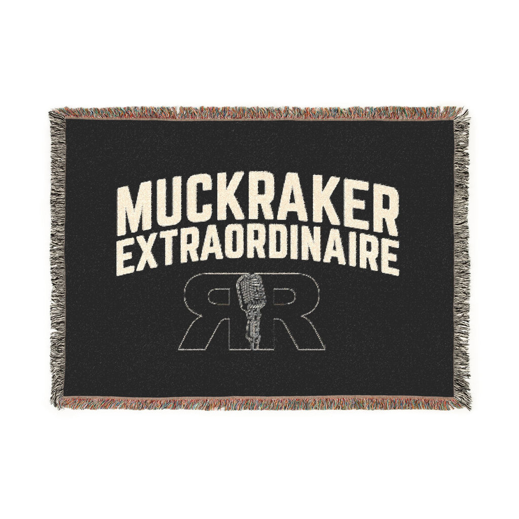 Muckraker Extraordinaire Woven Blanket