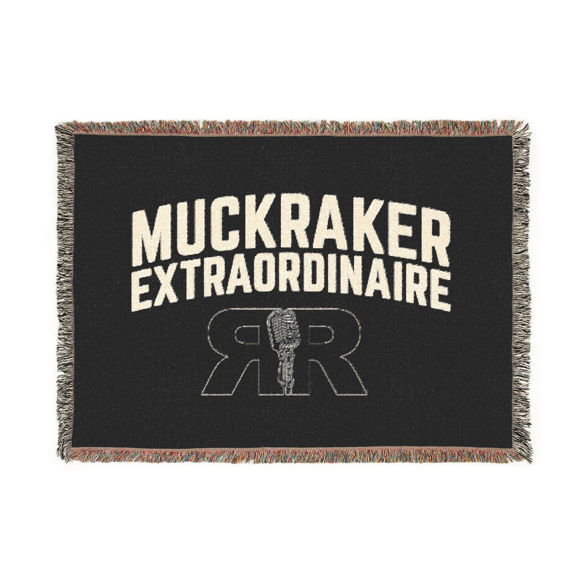 Muckraker Extraordinaire Woven Blanket