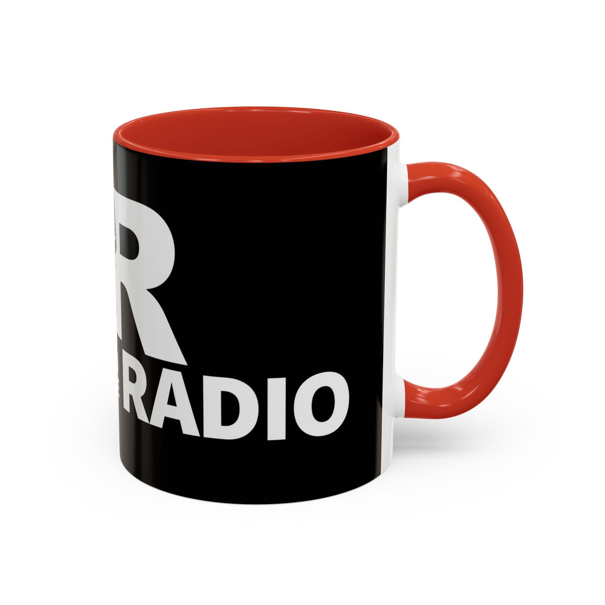 Accent Coffee Mug — 'Reese on the Radio' Retro Microphone Logo