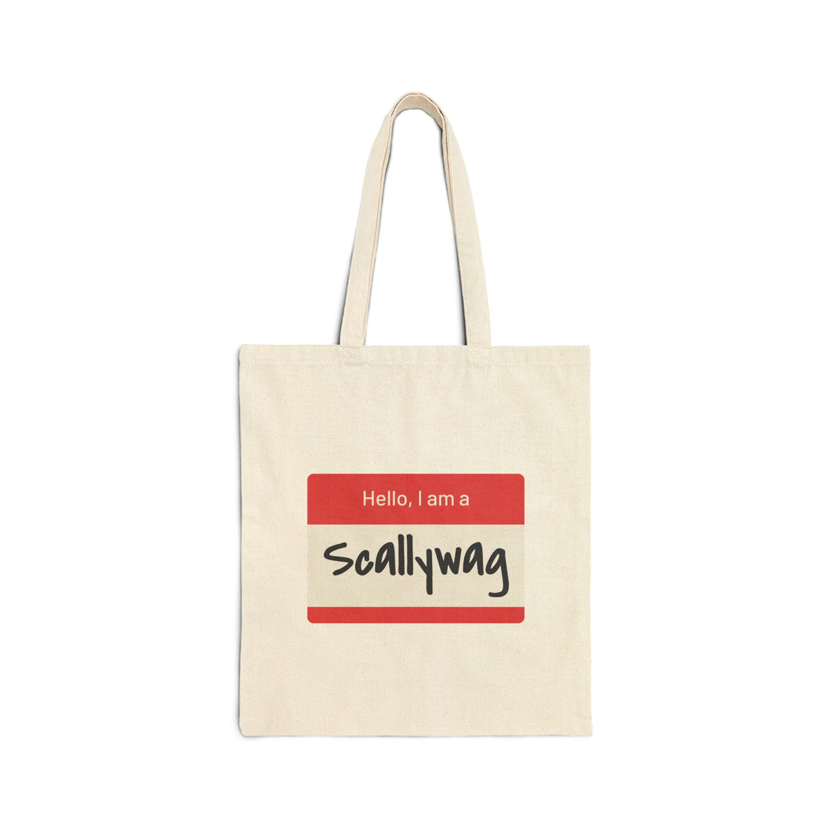 Scallywag Nametag Tote Bag