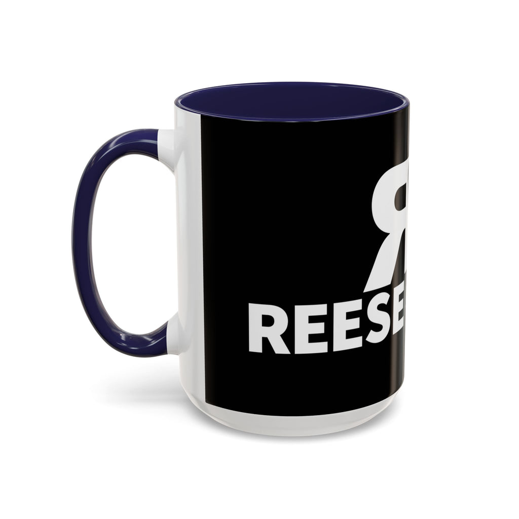 Accent Coffee Mug — 'Reese on the Radio' Retro Microphone Logo