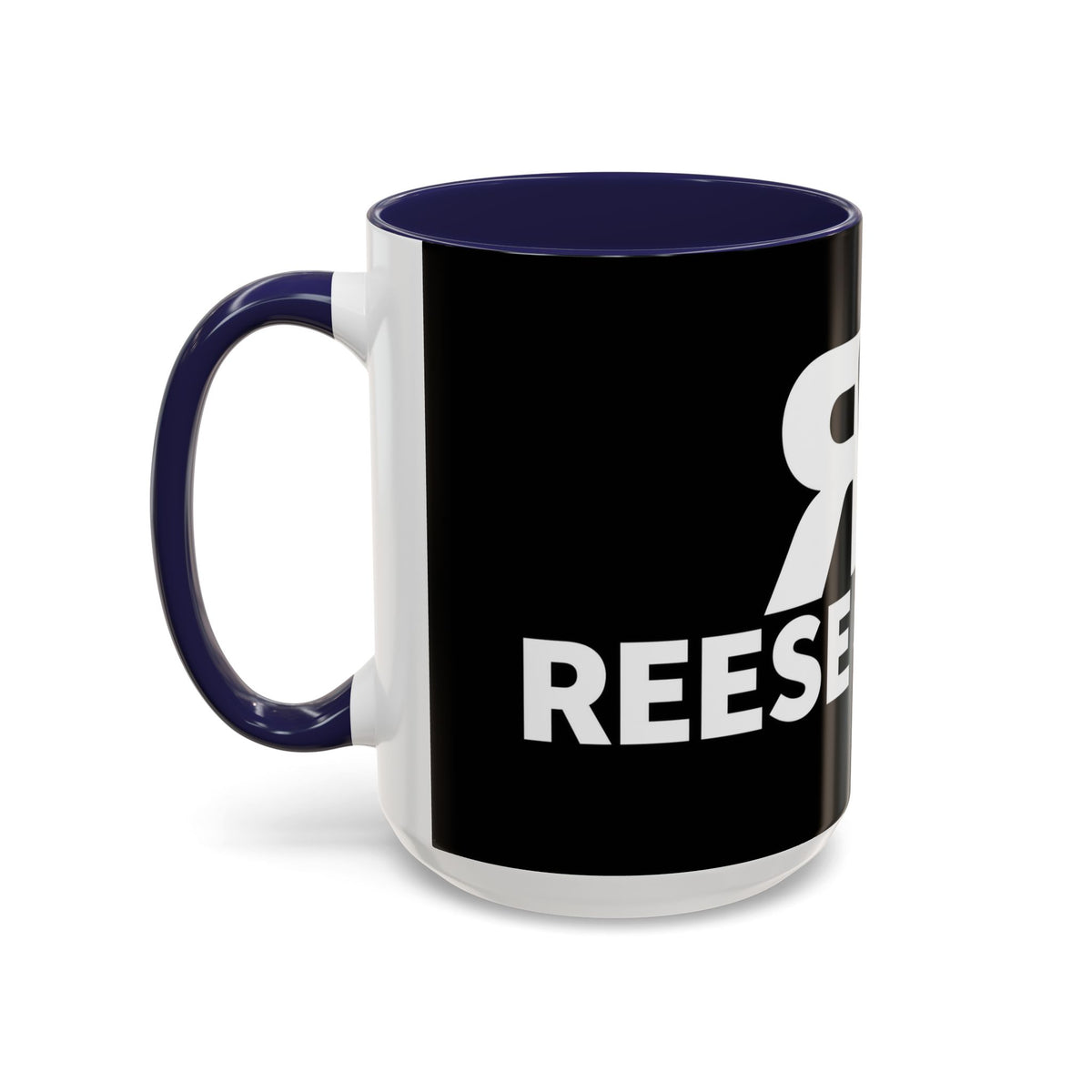 Accent Coffee Mug — 'Reese on the Radio' Retro Microphone Logo