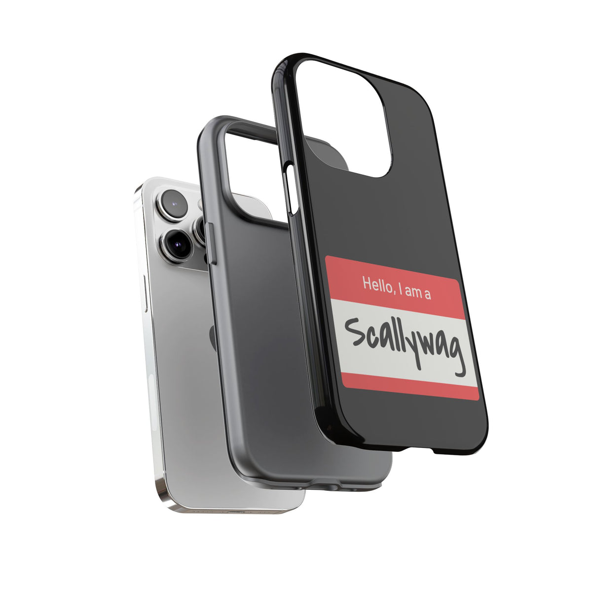 Scallywag Nametag Phone Case