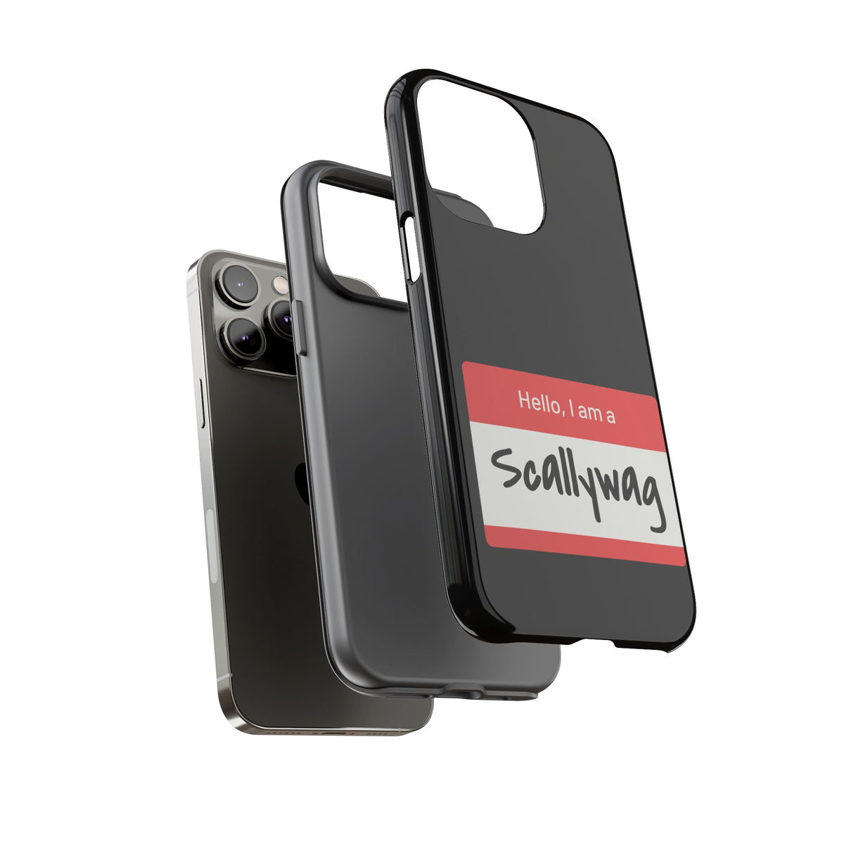 Scallywag Nametag Phone Case