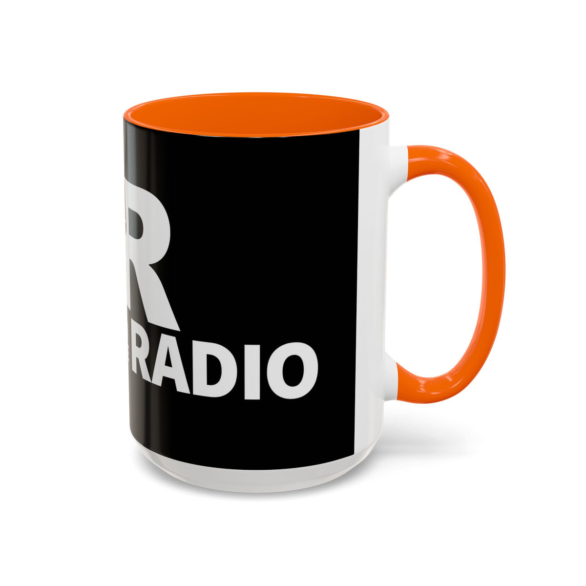 Accent Coffee Mug — 'Reese on the Radio' Retro Microphone Logo
