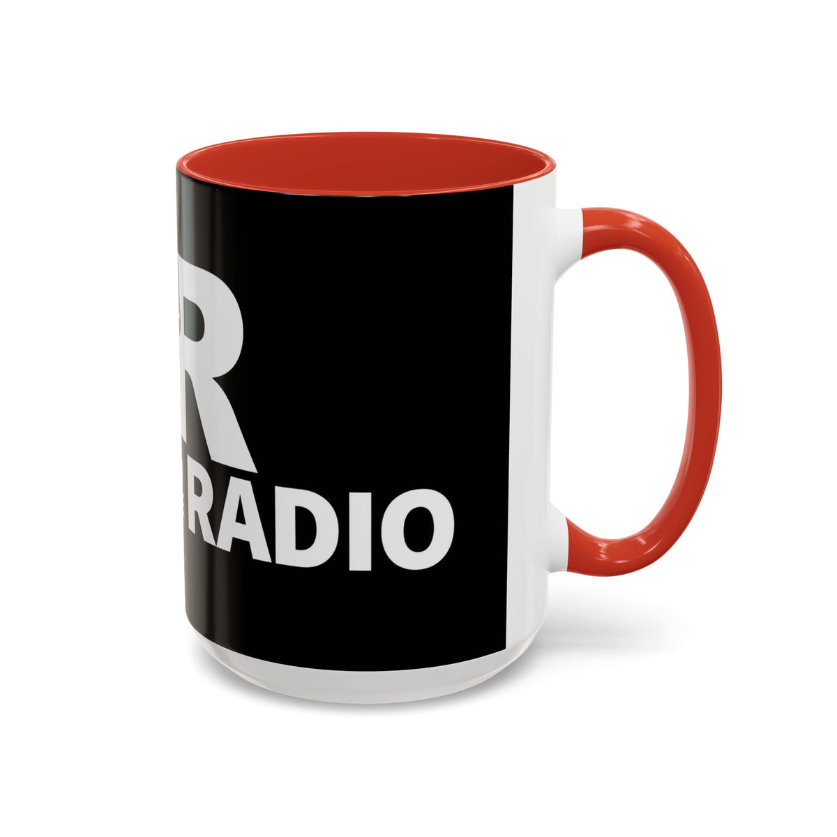 Accent Coffee Mug — 'Reese on the Radio' Retro Microphone Logo