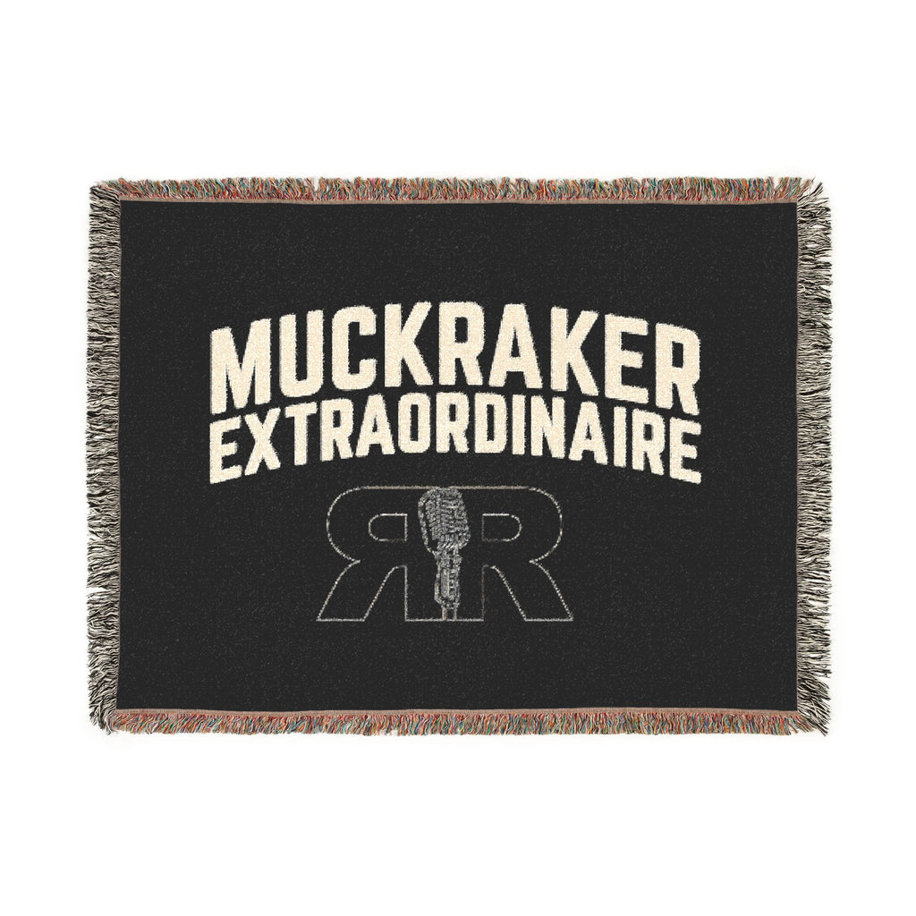 Muckraker Extraordinaire Woven Blanket