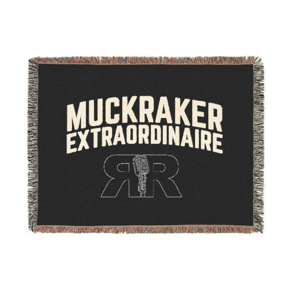 Muckraker Extraordinaire Woven Blanket
