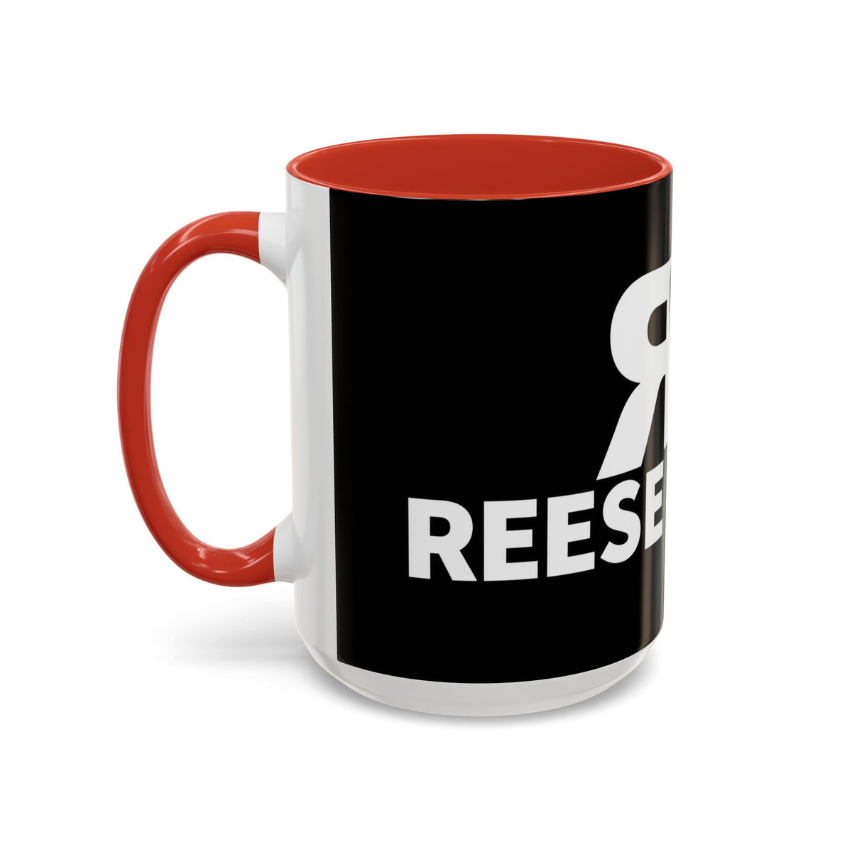 Accent Coffee Mug — 'Reese on the Radio' Retro Microphone Logo