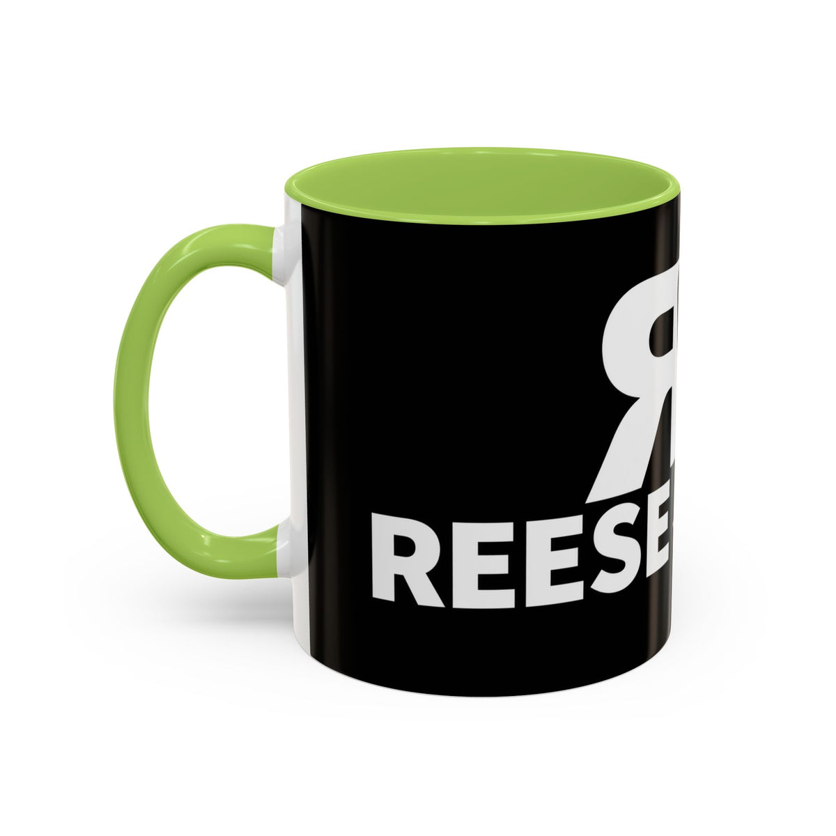 Accent Coffee Mug — 'Reese on the Radio' Retro Microphone Logo