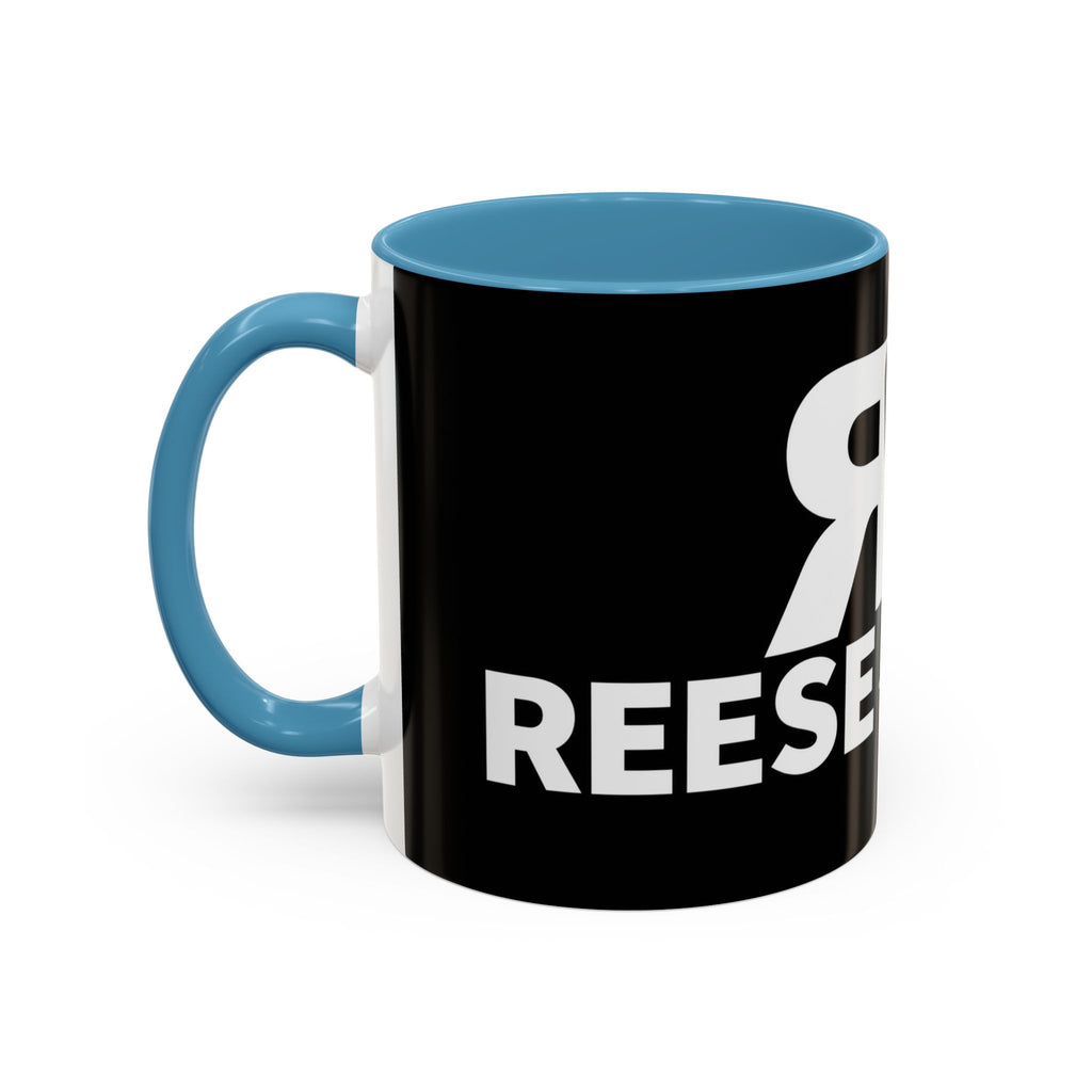 Accent Coffee Mug — 'Reese on the Radio' Retro Microphone Logo