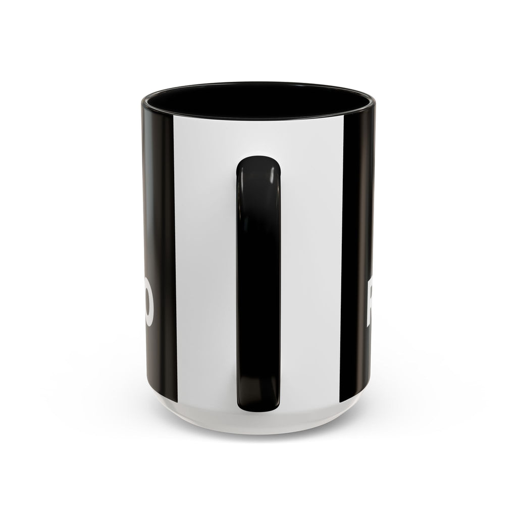 Accent Coffee Mug — 'Reese on the Radio' Retro Microphone Logo