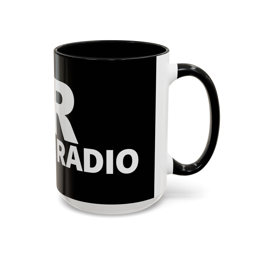 Accent Coffee Mug — 'Reese on the Radio' Retro Microphone Logo