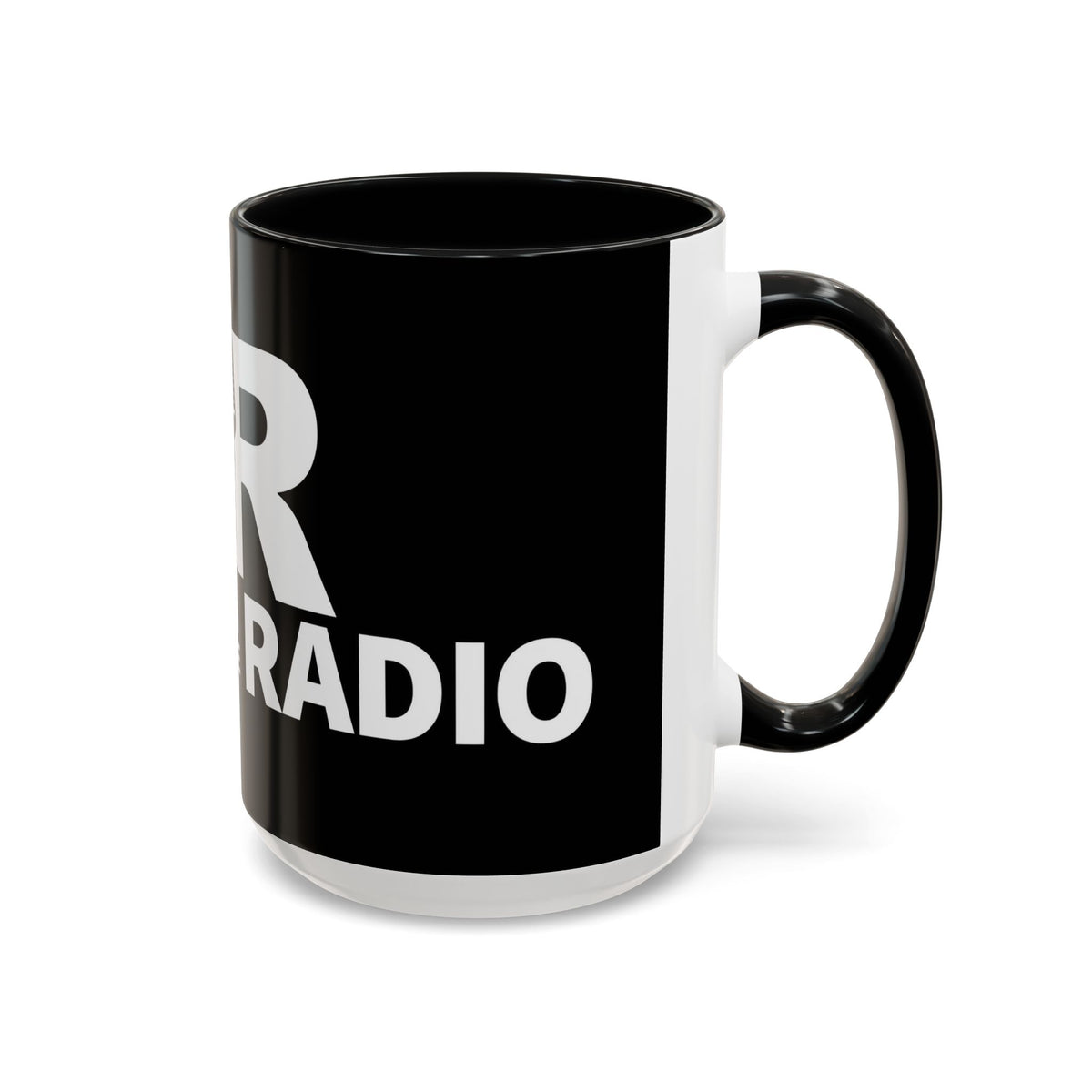 Accent Coffee Mug — 'Reese on the Radio' Retro Microphone Logo