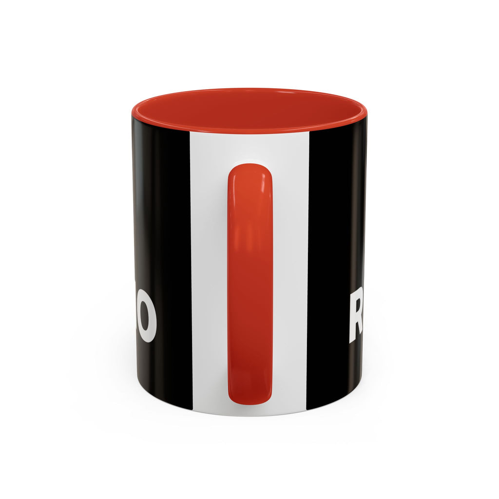 Accent Coffee Mug — 'Reese on the Radio' Retro Microphone Logo
