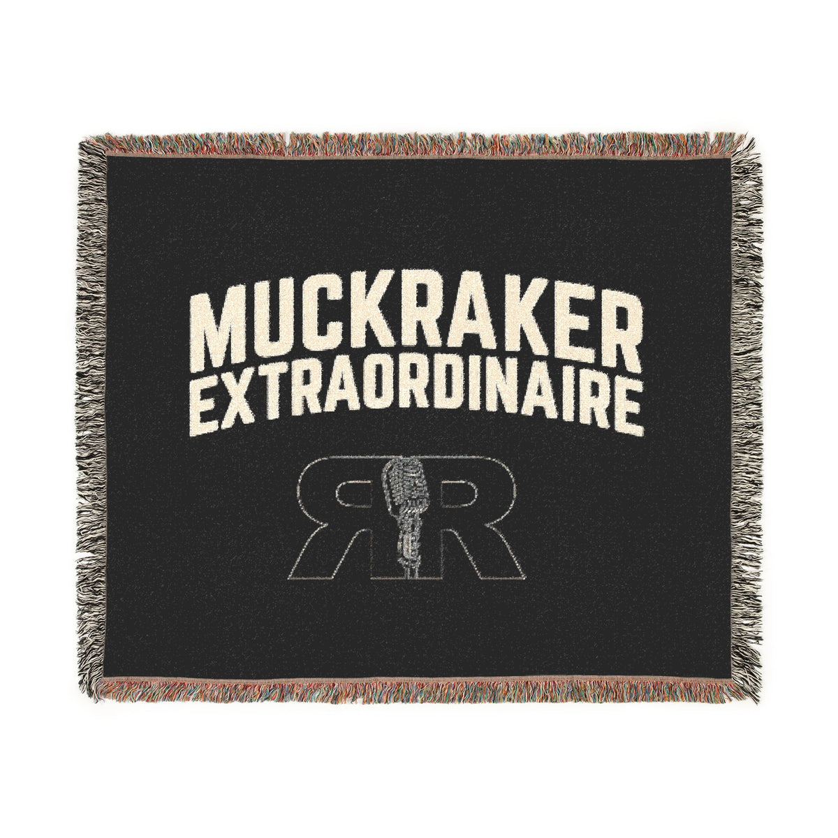 Muckraker Extraordinaire Woven Blanket