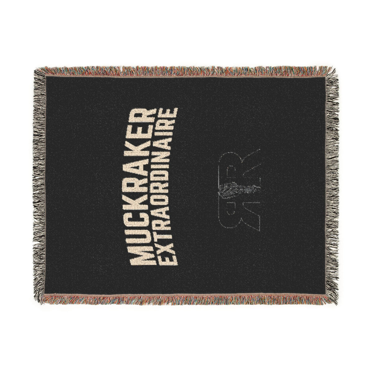 Muckraker Extraordinaire Woven Blanket