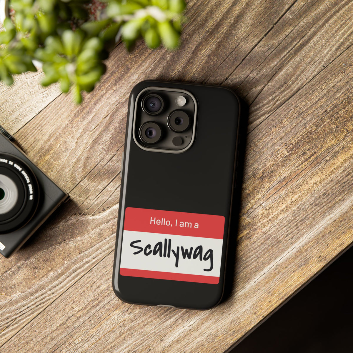 Scallywag Nametag Phone Case