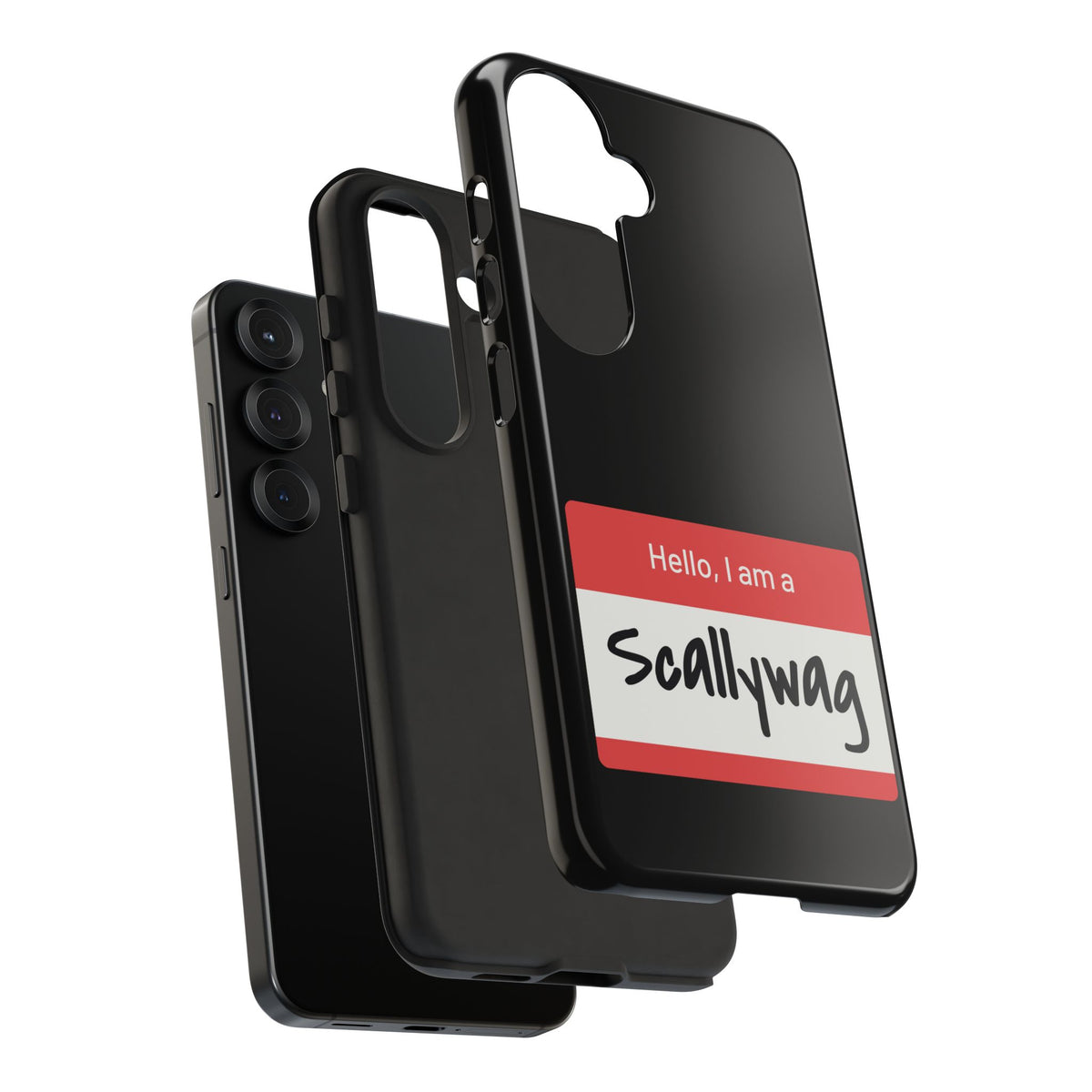 Scallywag Nametag Phone Case
