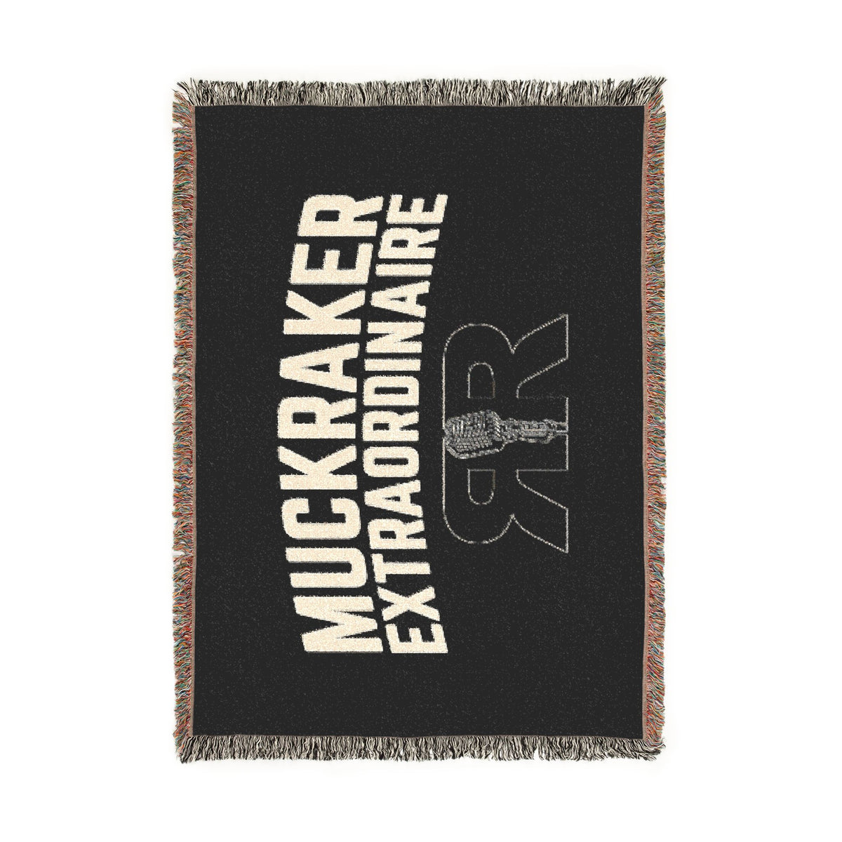 Muckraker Extraordinaire Woven Blanket