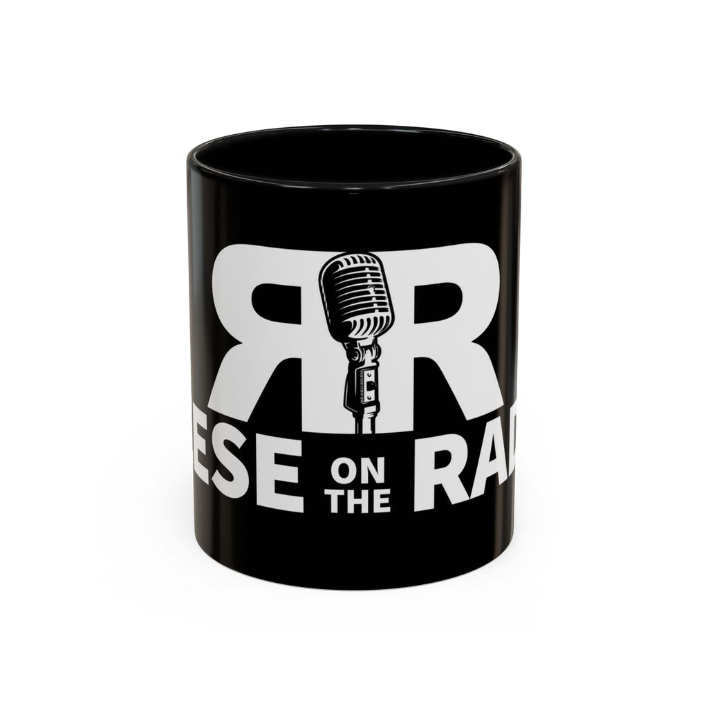 Accent Coffee Mug — 'Reese on the Radio' Retro Microphone Logo