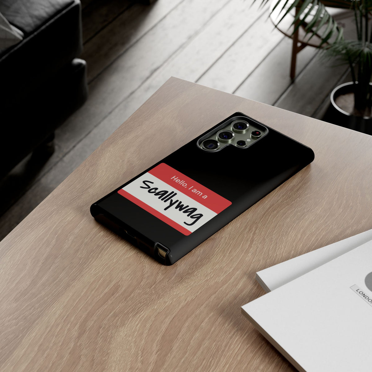 Scallywag Nametag Phone Case
