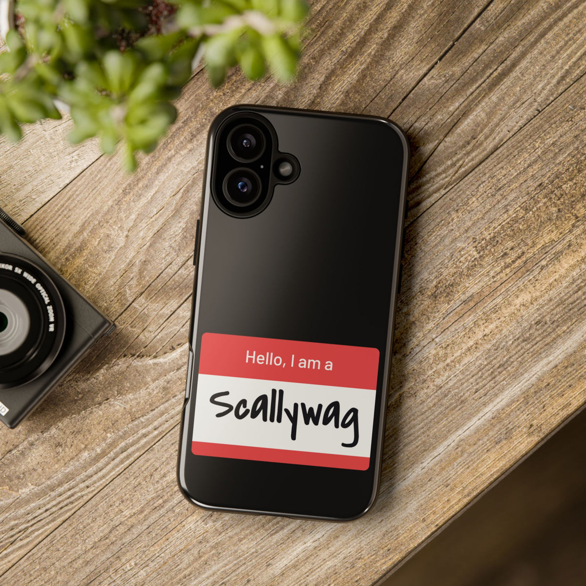 Scallywag Nametag Phone Case