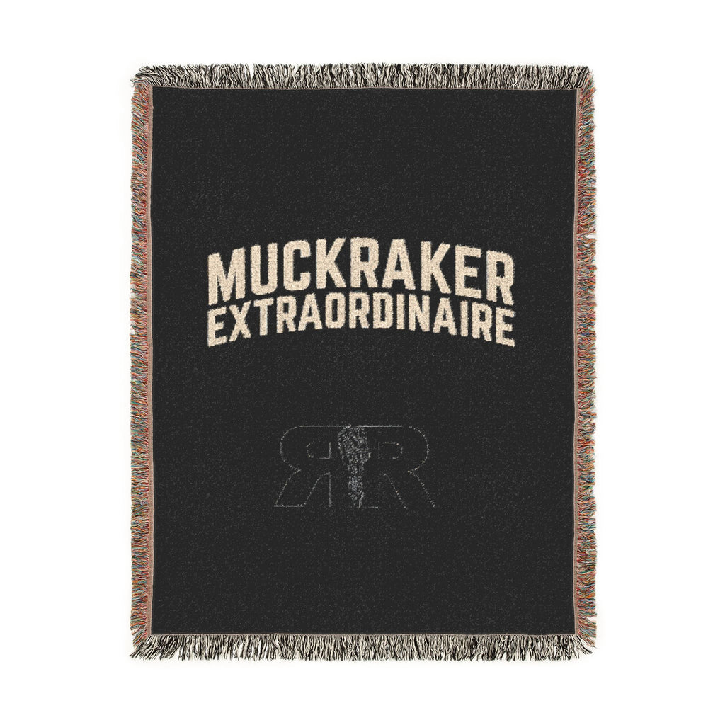 Muckraker Extraordinaire Woven Blanket
