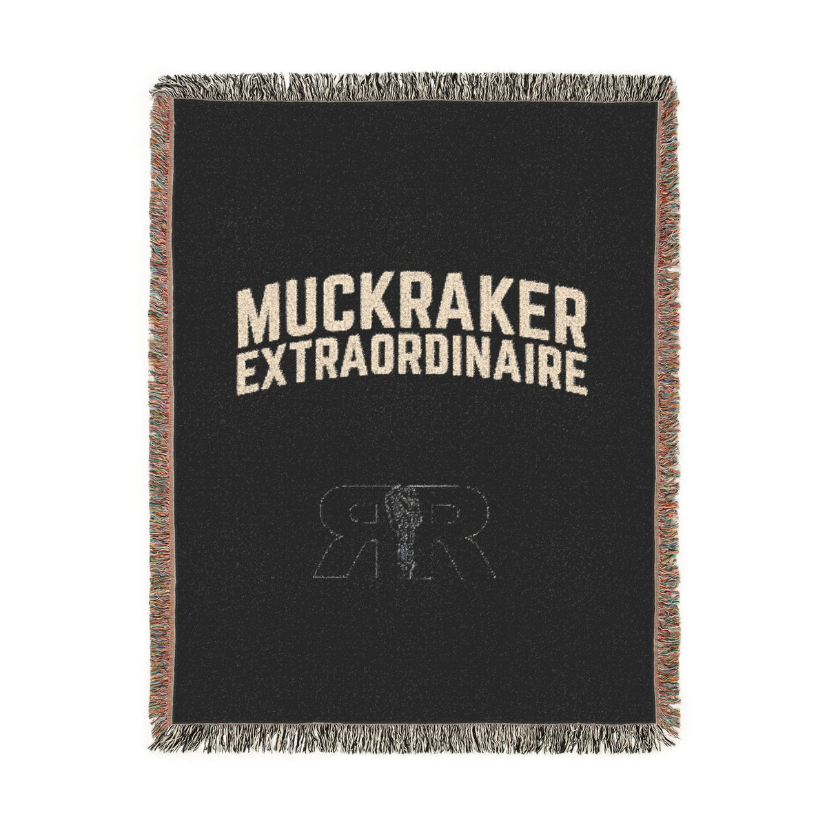 Muckraker Extraordinaire Woven Blanket