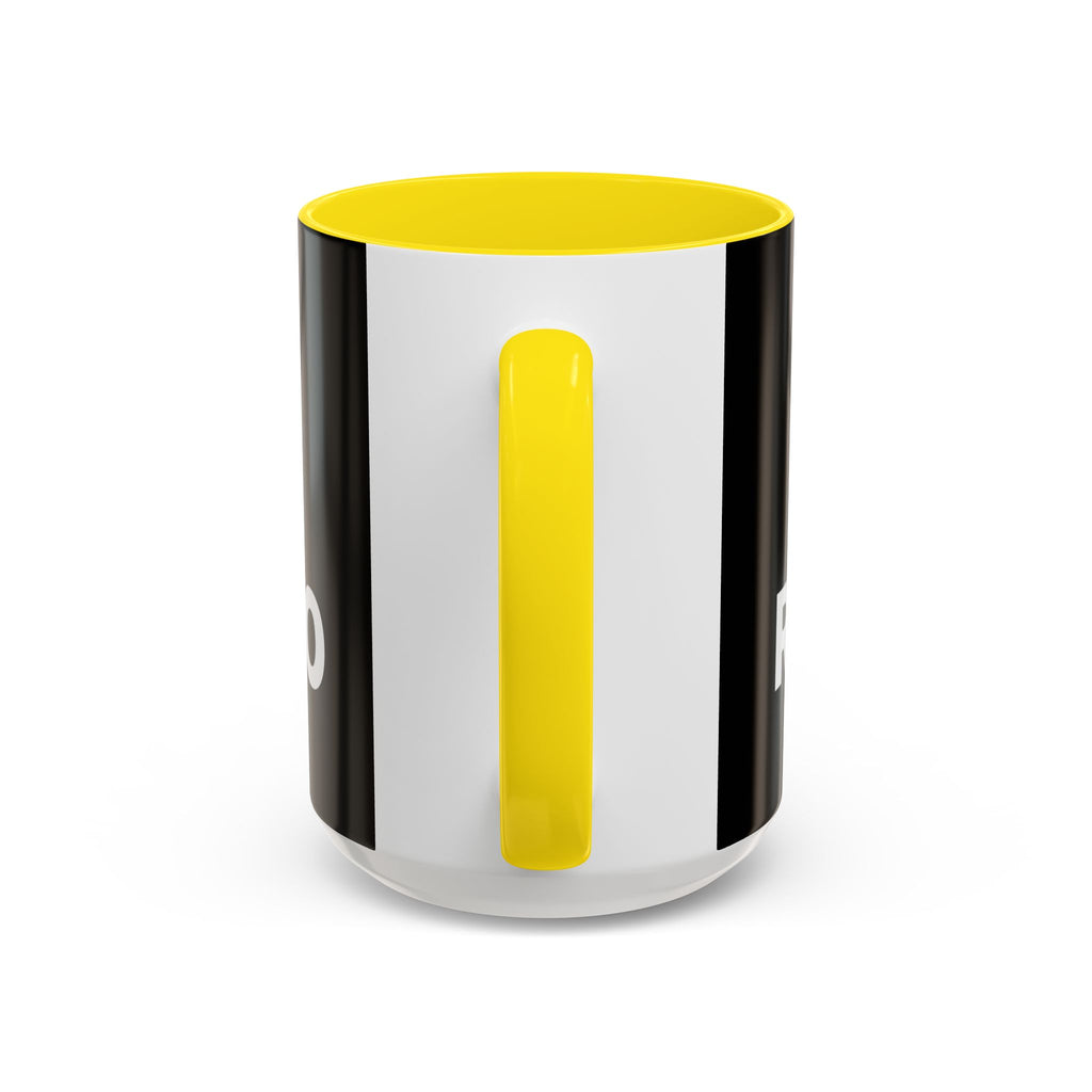 Accent Coffee Mug — 'Reese on the Radio' Retro Microphone Logo