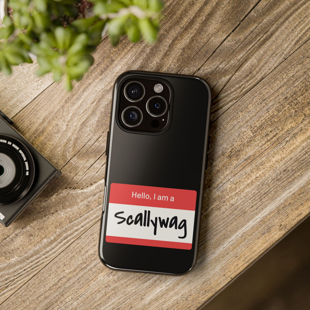Scallywag Nametag Phone Case