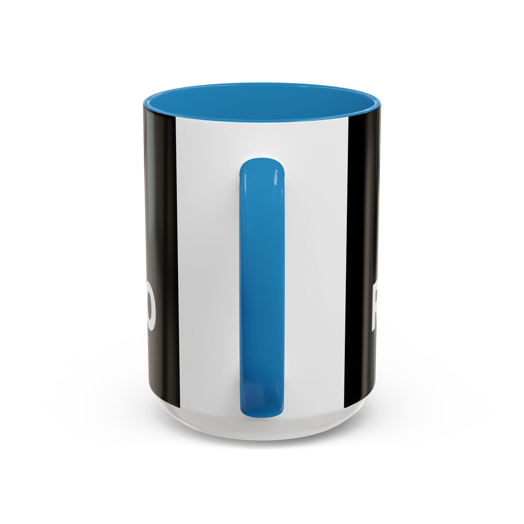 Accent Coffee Mug — 'Reese on the Radio' Retro Microphone Logo