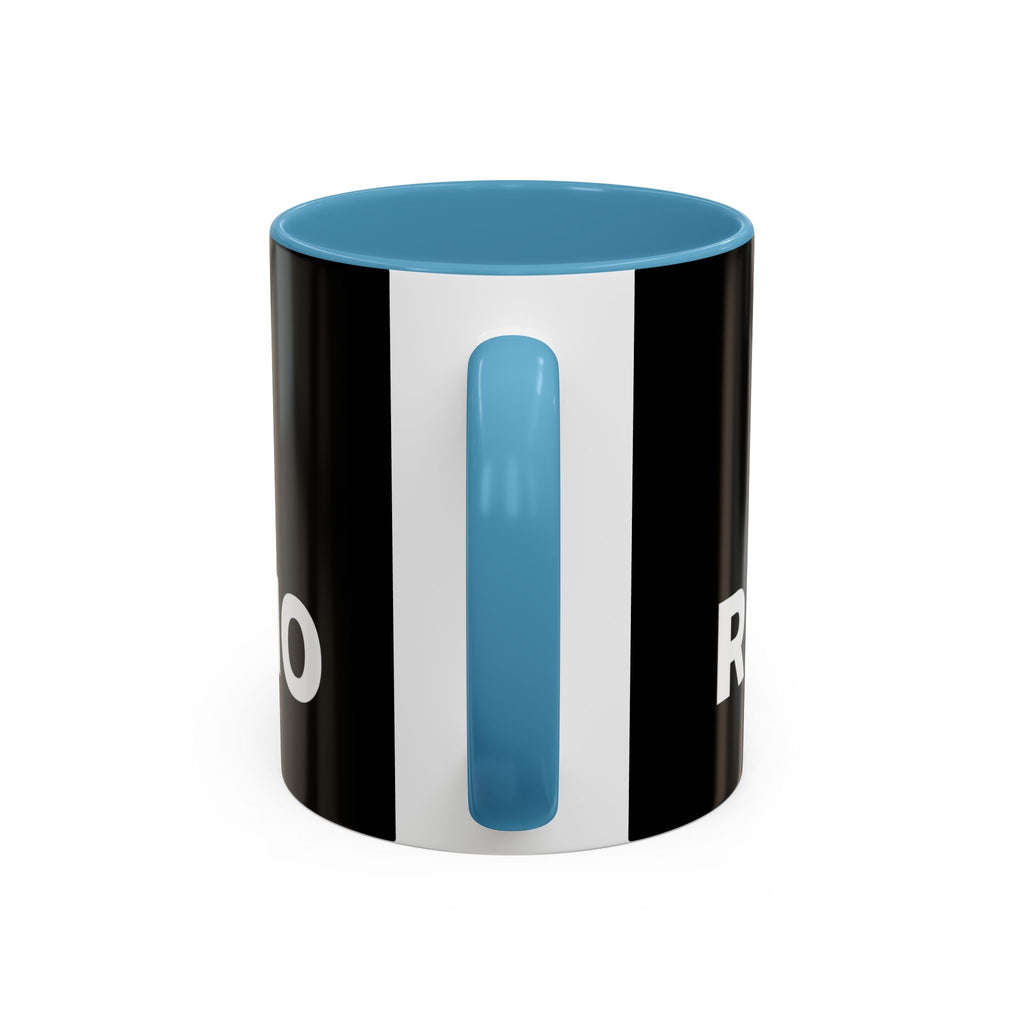 Accent Coffee Mug — 'Reese on the Radio' Retro Microphone Logo